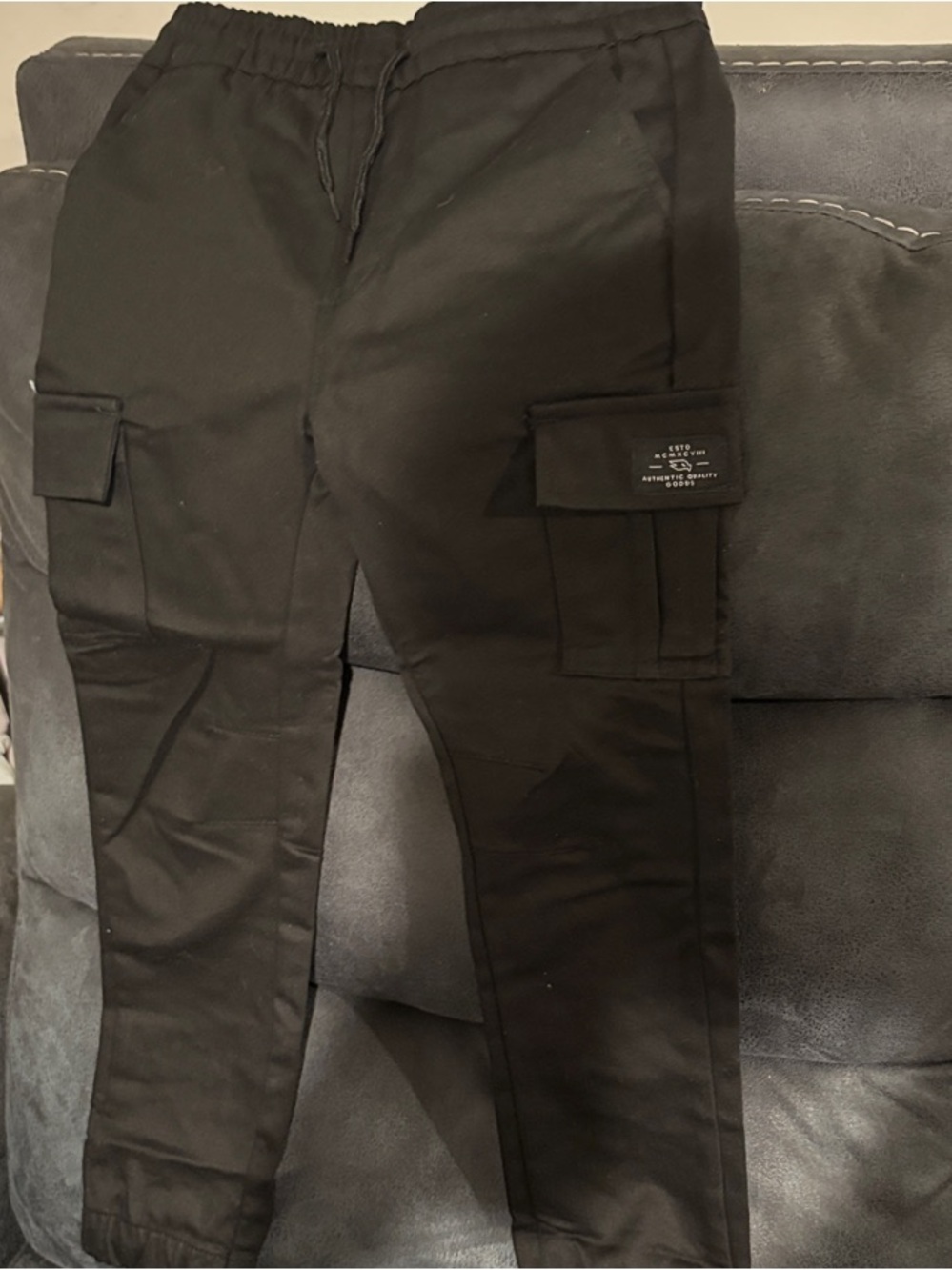 Tony Hawk Brand New  Black Cargo Jogger Pants - Casual Utility Style